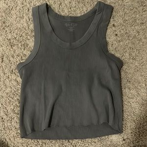 Brandy Melville Connor tank in dark gray